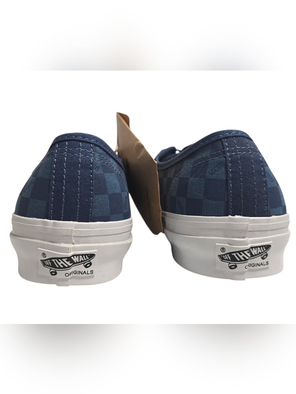 Vans Vault OG Authentic LX Checkerboard Navy Size 9.5 Men / 11 Women VN0A5FBDNVY - Picture 6 of 16